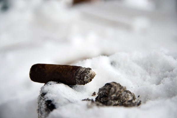 Cigar in snow